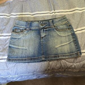 Younique Classic Blue Denim Mini Skirt